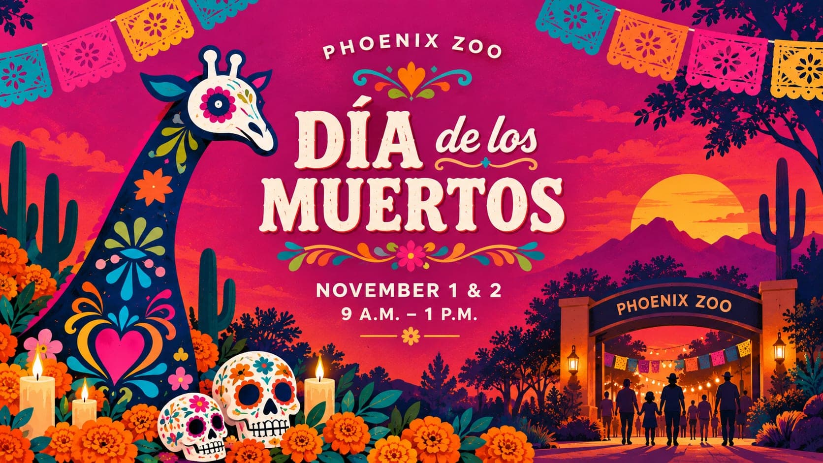 Día de los Muertos @ Phoenix Zoo,亡靈節