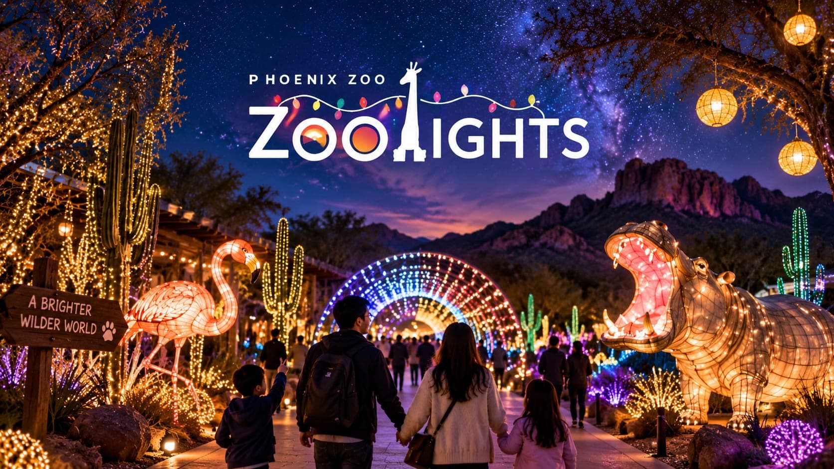 ZooLights @ Phoenix Zoo,動物園聖誕燈飾